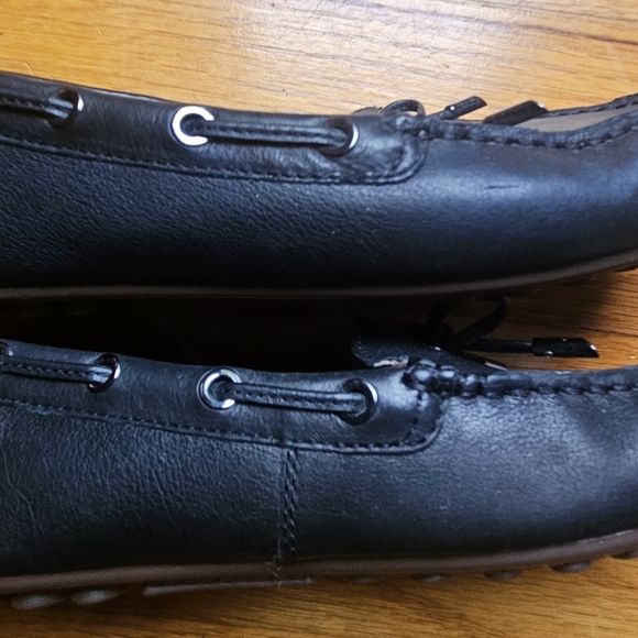Vionic Black Moccasin-Style Loafers Flats - Picture 7 of 11